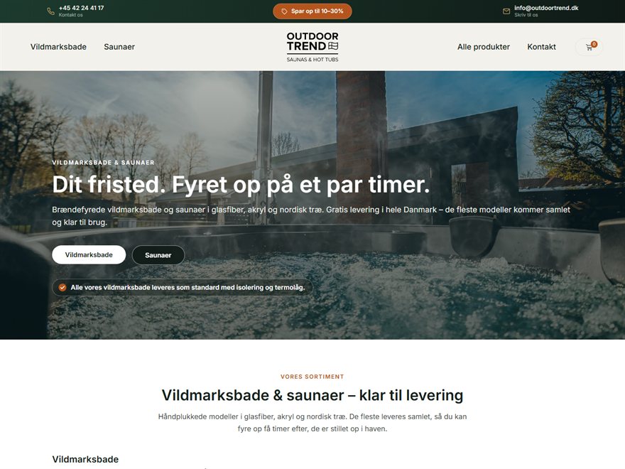 OutdoorTrend.dk — Jmedia sukurta el. parduotuvė Danijos rinkai